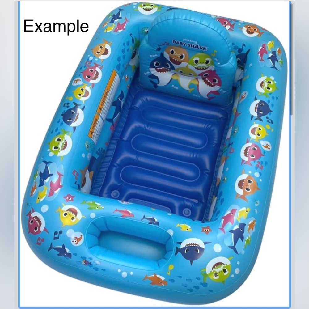 🥧 Baby Shark Inflatable Tub